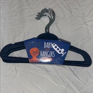 Baby Velvet Hangers - Navy